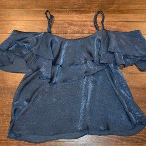 Francesca's Navy Open Shoulder Top